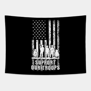 Support our troops. Tapestry