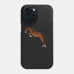 Jumping Bay Horse Phone Case