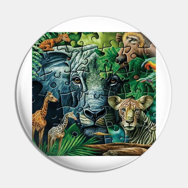 Jungle Puzzle 1 Pin by Newtaste-Store