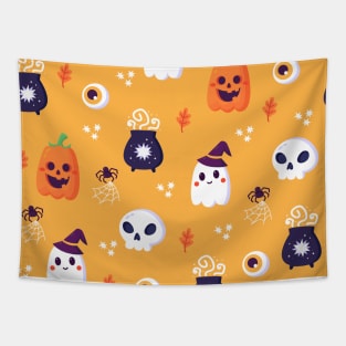 Friendly Halloween Animals V3 Tapestry