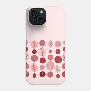 repeating circles pattern Phone Case