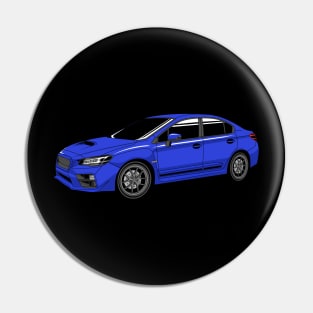 Blue Subie  legend Pin