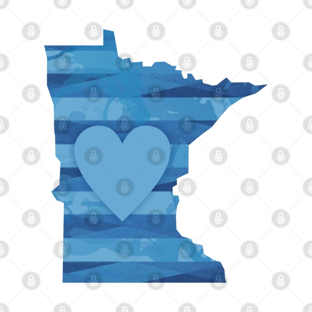 Minnesota Heart by Dale Preston Design