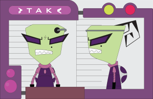 Invader Zim - Tak Magnet