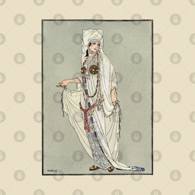 Art Nouveau gown, Carthaginian costume by UndiscoveredWonders