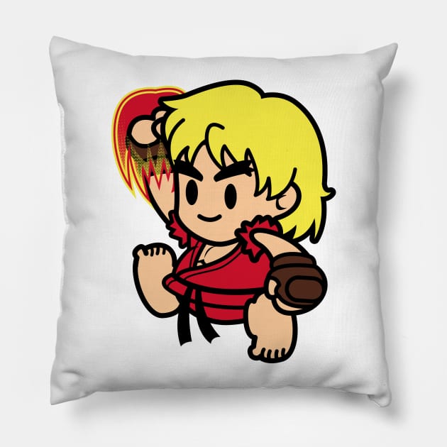 Cute Ken Pillow by Samtronika