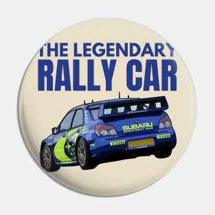 The Legendary Rally car Pin