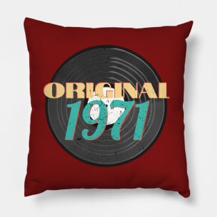 Vinyl Record, Original 1971, 50th Birthday, Pop Music, Pop Culture Pillow