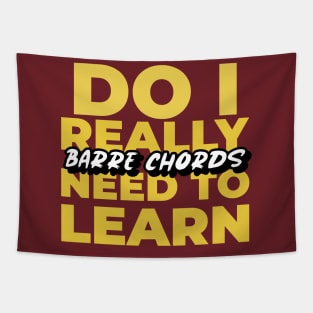 Guitar Barre Chords Tapestry