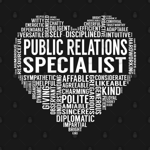 Public Relations Specialist Heart by LotusTee