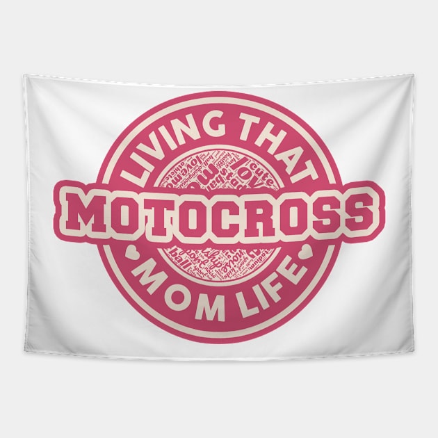 Living that motocross mom life Tapestry by SerenityByAlex