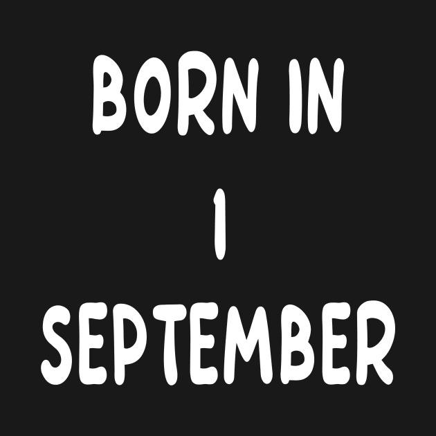 Born In 1 September by Fandie