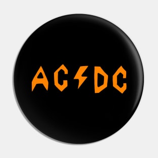 Butt-Head AC/DC - Orange Pin