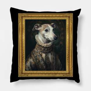 Whippet - Medieval Prince (Framed) Pillow