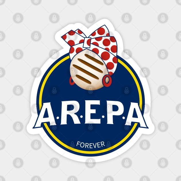 Arepa lovers forever - Venezuela Magnet by MIMOgoShopping