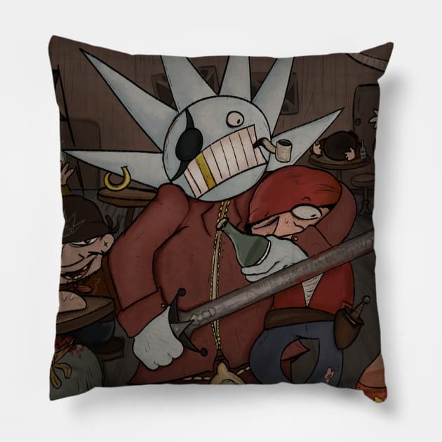 The Blarney Stone Pillow by Husky's Art Emporium