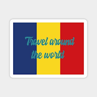 Travel Around the World - Romania Magnet