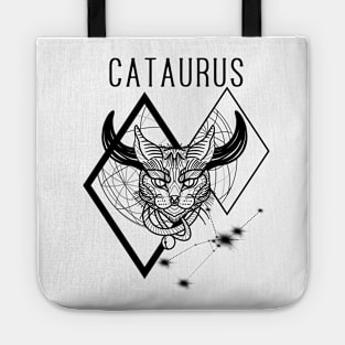 A zodiac cattery: Taurus - cataurus Tote