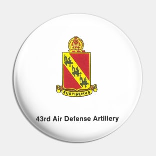 43rd Air Defense Artillery Pin