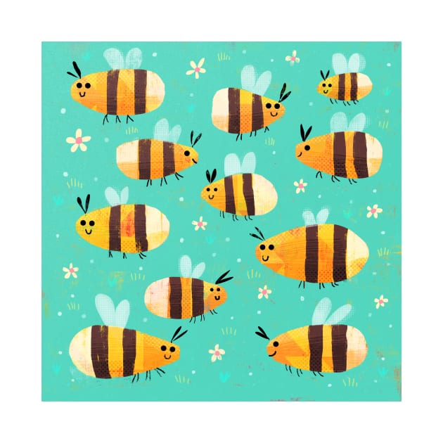 Summer Bees by Gareth Lucas