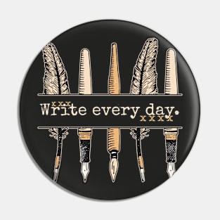 Write Every Day // Vintage Writer Inspiration Pin