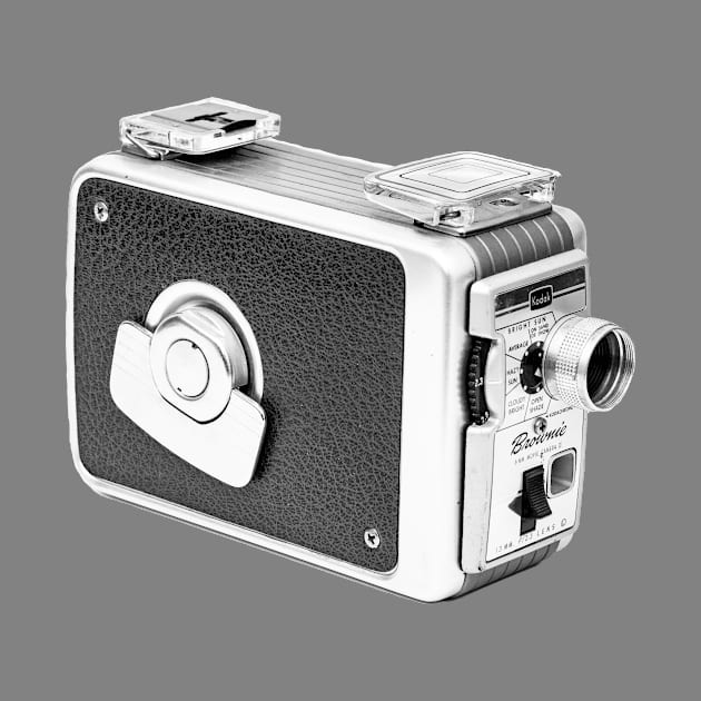 Vintage 1950s 8mm Movie Camera by DecPhoto