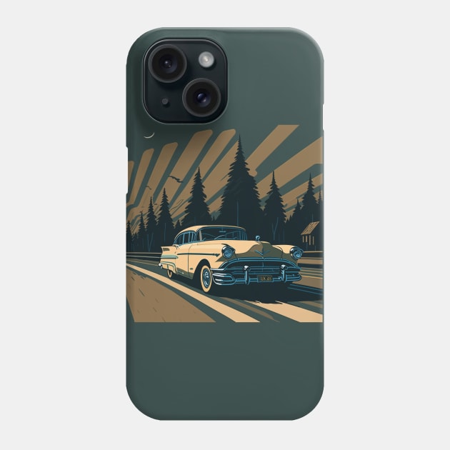 Highway to the past Phone Case by electric art finds