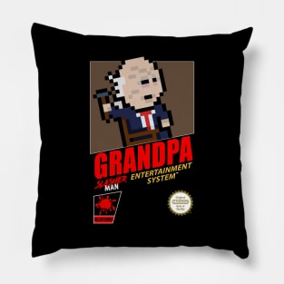 John Dugan "Grandpa" retro 8-bit horror gaming Pillow