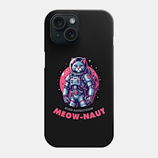 Meow-naut Star Adventures Phone Case