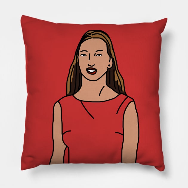 Distracted Boyfriend Meme Mystery Woman Pillow by ellenhenryart