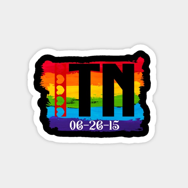 Tennessee Gay Marriage Magnet by Blood Moon Design