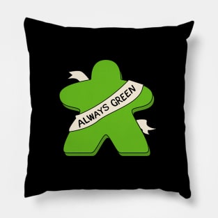 Always Green Meeple Board Game Pillow