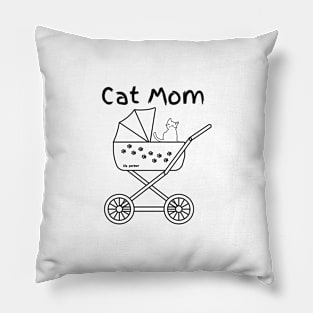 Cat Mom! Pillow