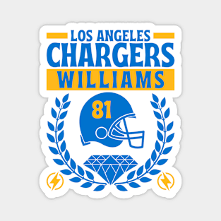 Los Angeles Chargers Williams 81 Edition 2 Magnet