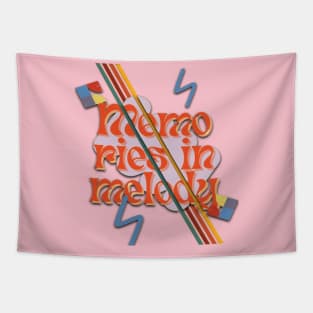 Retro groovy,  memories in melody. Tapestry
