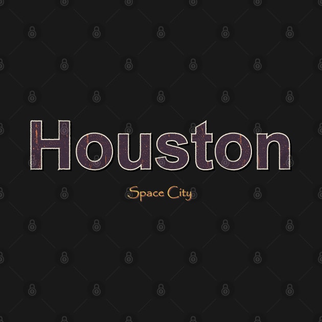 Houston Grunge Text by WE BOUGHT ZOO