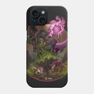 Necromancer Kitten (Halo + Inky McStapleFace Collaboration) Phone Case