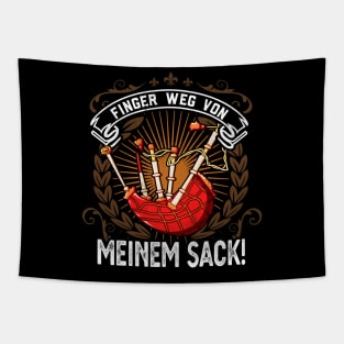 Finger Weg Von Meinem Dudelsack Männer Tapestry