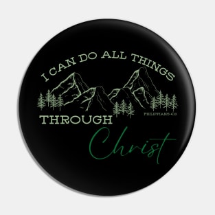 I Can Do All Things Through Christ Pin