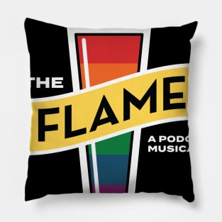 The Flame (dark) Pillow