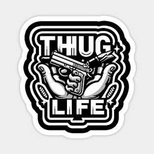 Thug Life Monochrome Masterpiece Magnet