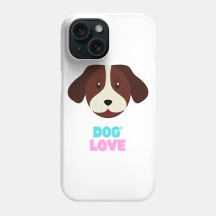 Love dogs my family Phone Case