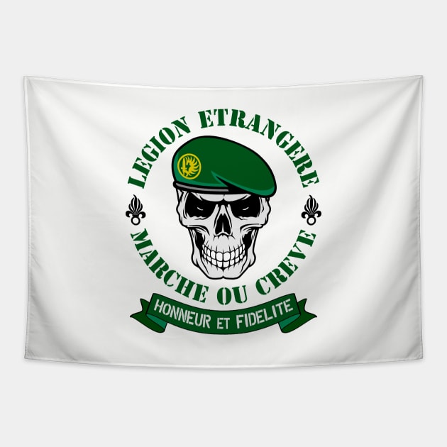 Legion Etrangere Foreign Legion Tapestry by parashop