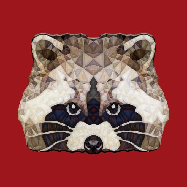 abstract racoon by Ancello