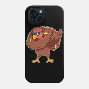 Cute Dabbing Turkey Funny Thanksgiving Gift Phone Case