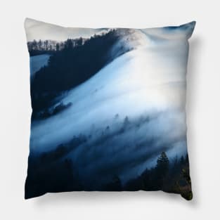 SCENERY 08 - Winter Snow Forest Mountain Frost White Ice Pillow