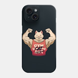 Gym Rat Gym Cat by Tobe Fonseca Phone Case