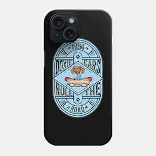 Dachshund Cars Rule the Road Phone Case