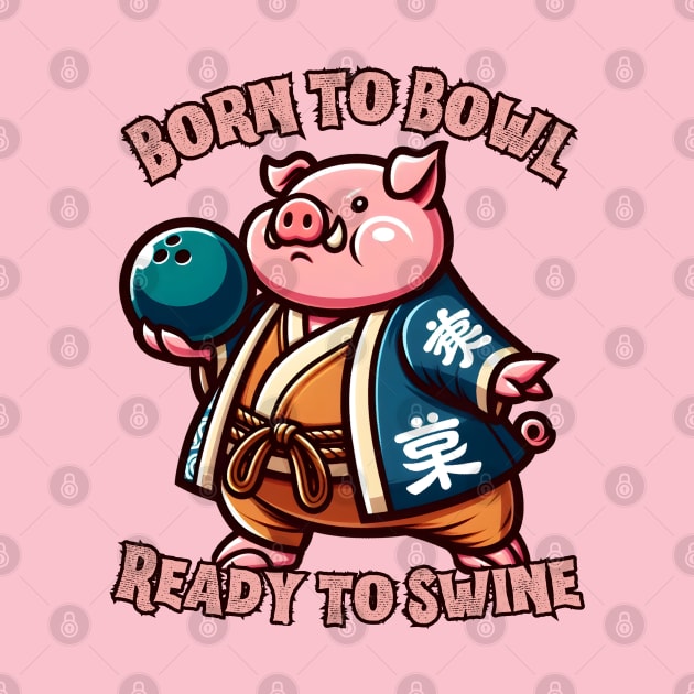 Bowling pig by Japanese Fever