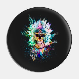 Skull Wild Spirit Pin